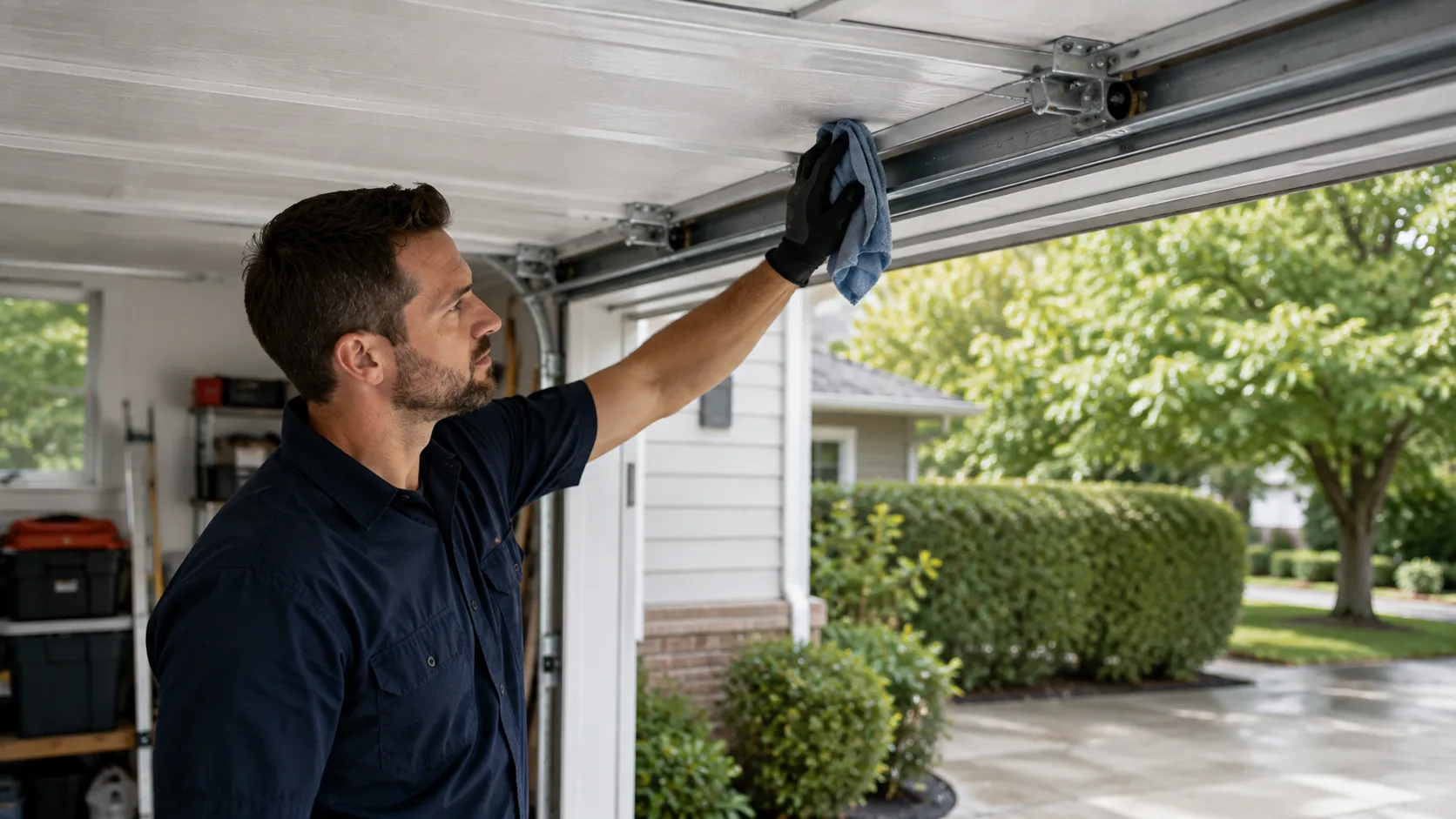 Garage door maintenance in Oklahoma City, OK